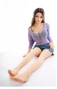 Cheap real silicone doll big boob sex dolls with full skeleton by AUTOMATIC WOMAN